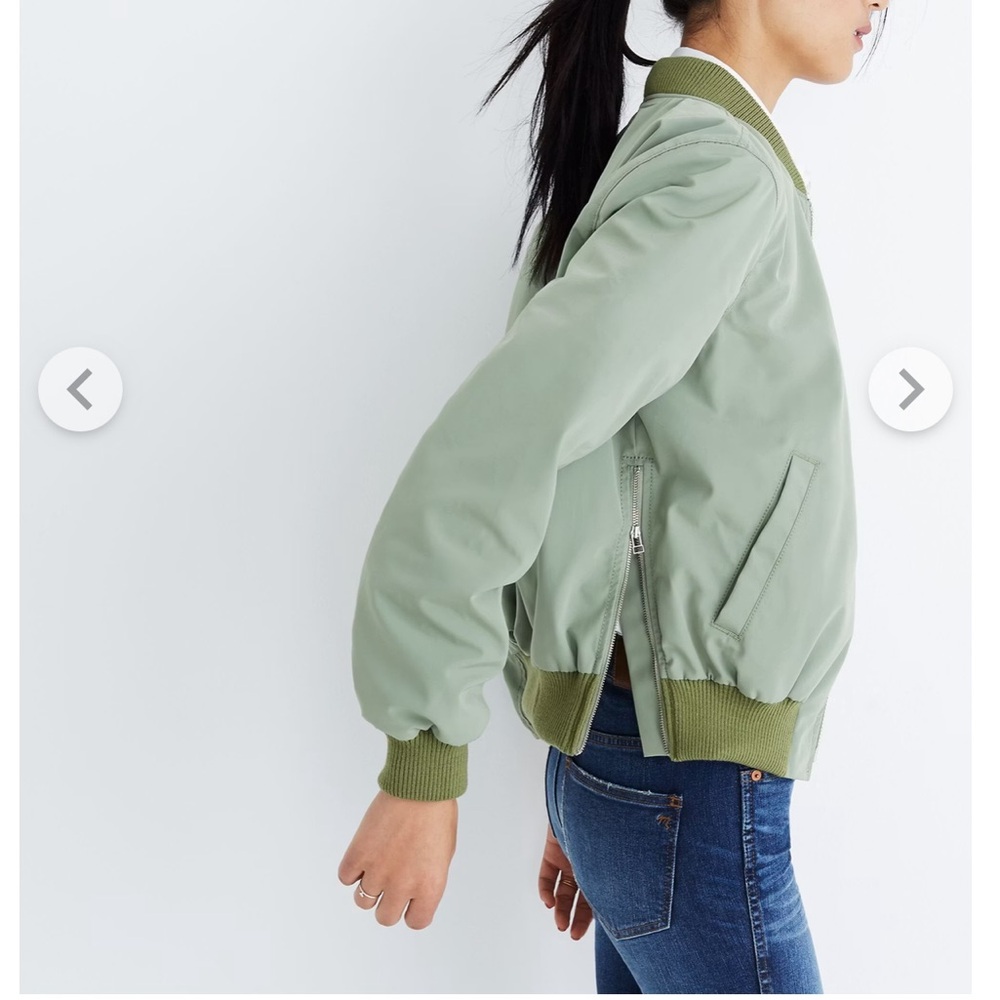 Madewell Side Zip Bomber Jacket